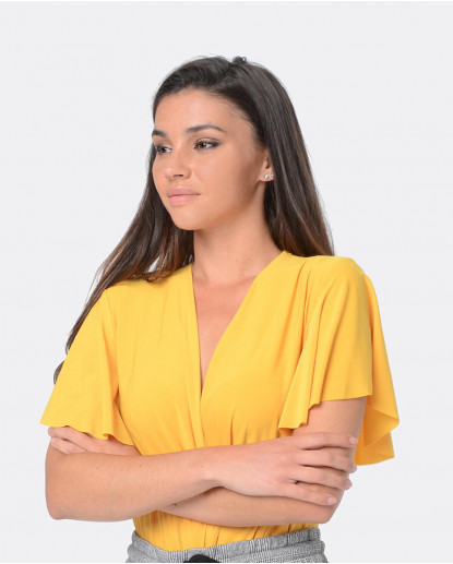 BODY AMARILLO ESCOTE