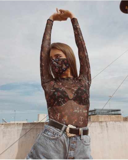 MASCARILLA ESTAMPADO AMOR