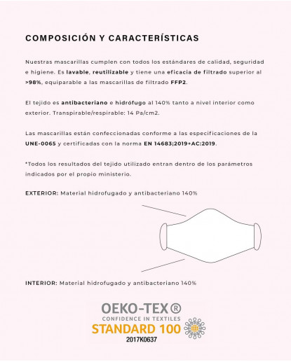 MASCARILLA ESTAMPADO AMOR