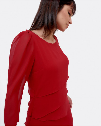 VESTIDO MANGA FRANCESA