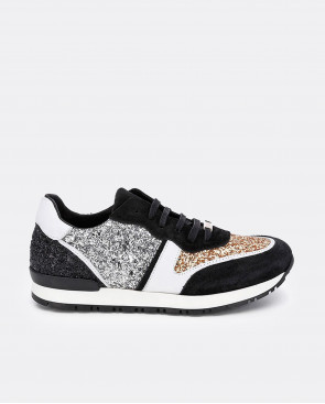 DEPORTIVOS GLITTER ORO Y PLATA