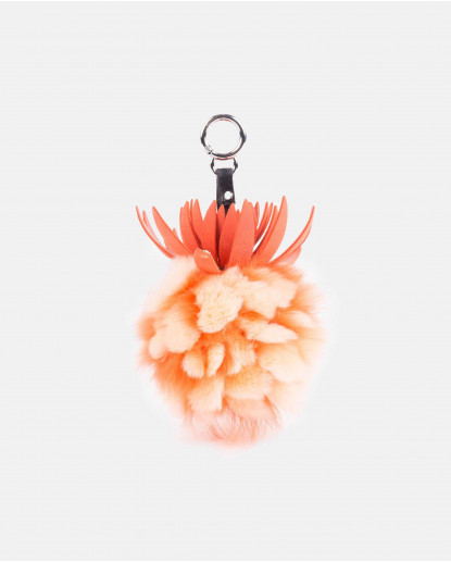 LLAVERO FRESA MULTICOLOR PELO