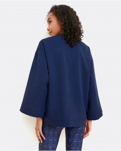 SUDADERA OVERSIZE CREMALLERA