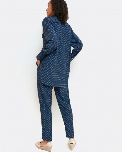 CAMISA PIJAMERA OVERSIZE