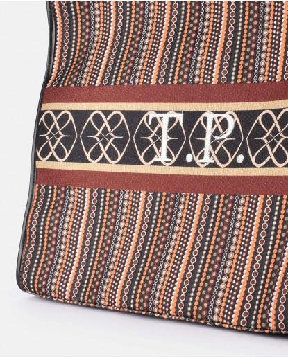 BOLSO SHOPPER RIGIDO TEJIDO...