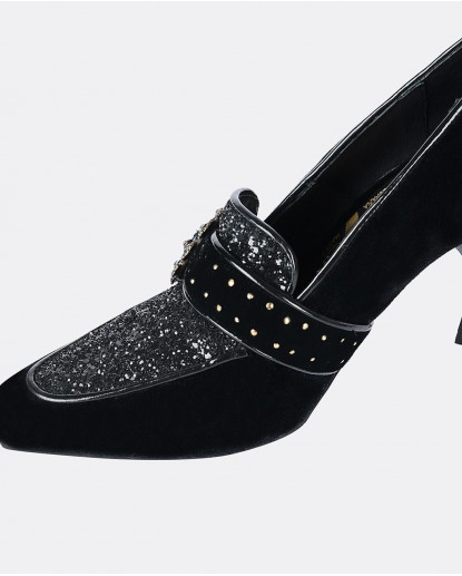 SALON COPETE TERCIOPELO NEGRO