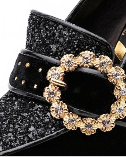 SALON COPETE TERCIOPELO NEGRO