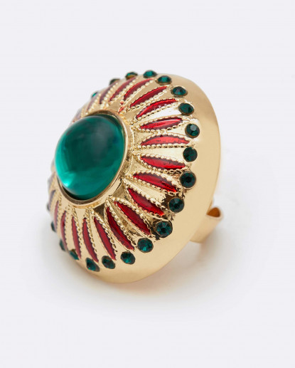 ANILLO ROSETÓN METAL