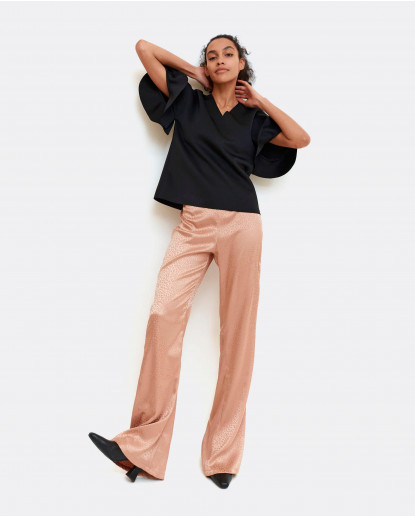 PANTALÓN CAMPANA JACQUARD