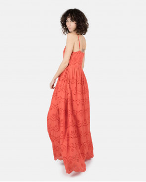 MAXI VESTIDO CINTURA ALGODON 2