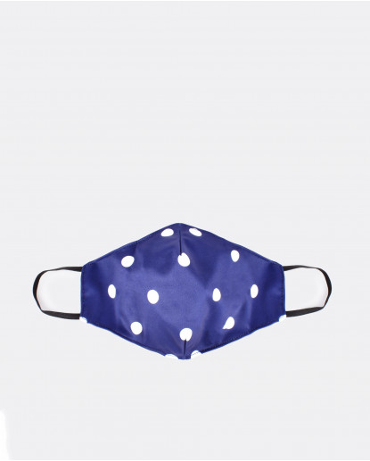 MASCARILLA ESTAMPADA TEJIDO LUNARES...