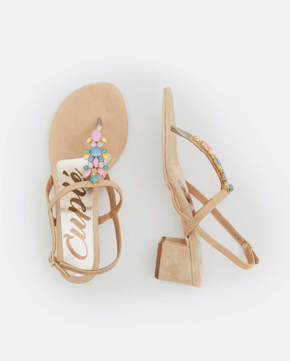 SANDALIA TACON ADORNO