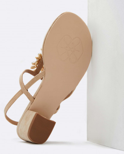 SANDALIA TACON ADORNO