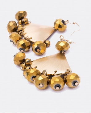 PENDIENTES ABANICO ORO 2
