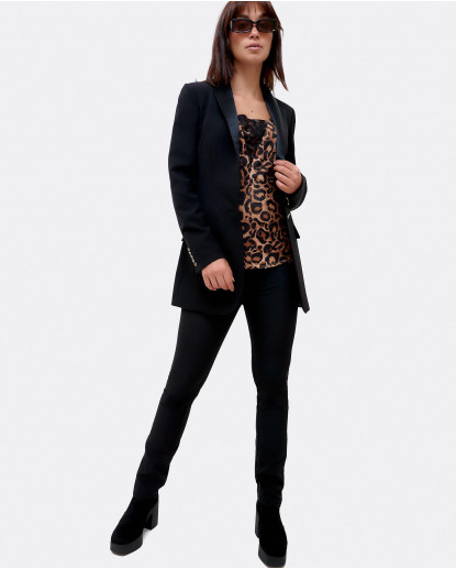 AMERICANA DOBLE TELA NEGRO