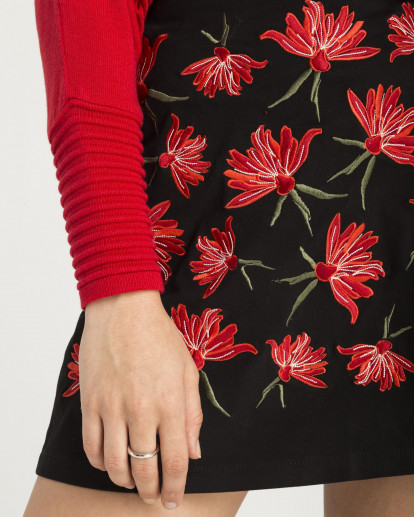 MINI FALDA LINEA A. SARGA CLAVELES