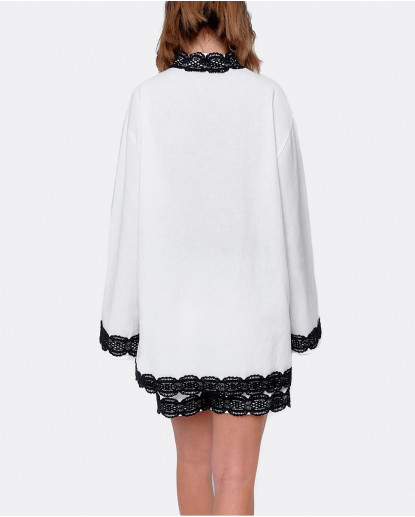 CAMISOLA TIRAS BORDADAS LINO...