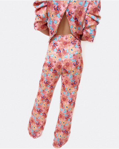 PANTALON PALAZZO CREP ESTAMPADO FLORAL