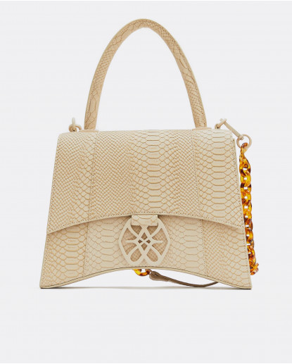 BOLSO OVALO INFERIOR TECNICO BEIG