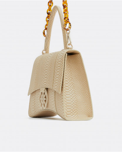 BOLSO OVALO INFERIOR TECNICO BEIG