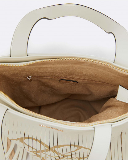 BOLSO MILAN FLECOS TECNOPIEL CRUDO