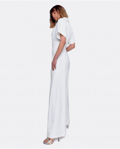 MONO DE PATA DE ELEFANTE CREP BLANCO