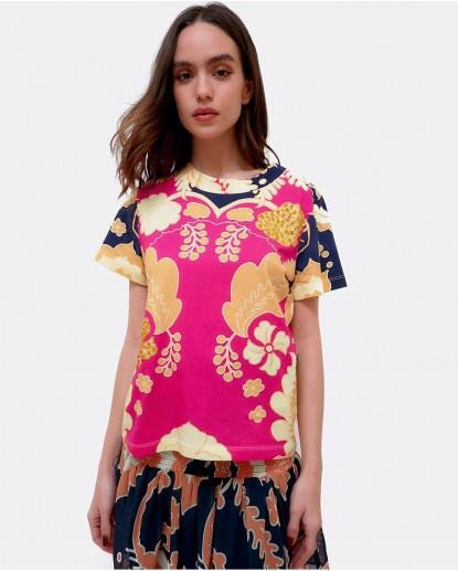 CAMISETA ALGODON ESTAMPADO VALIENTE