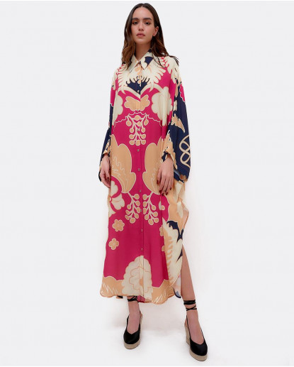 VESTIDO CAMISERO (S-M) VISCOSA...