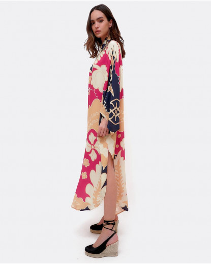 VESTIDO CAMISERO (S-M) VISCOSA...