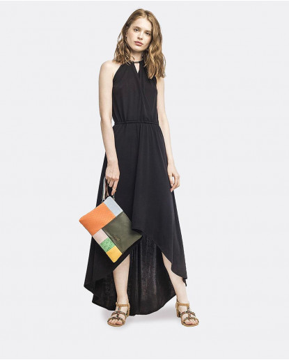 VESTIDO ASIMÉTRICO NEGRO