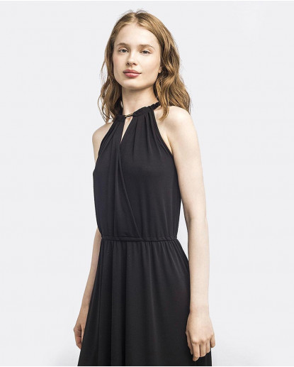 VESTIDO ASIMÉTRICO NEGRO