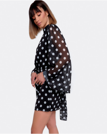 MONO CORTO ESCOTE EN LA ESPALDA GASA...