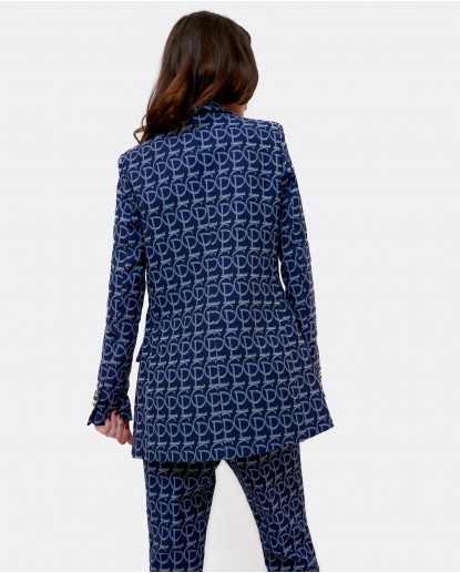 AMERICANA JACQUARD CLP AZUL