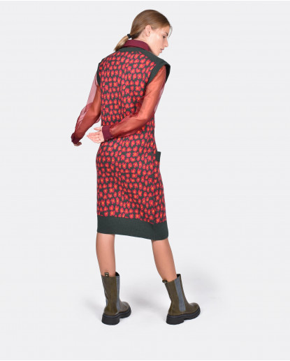 VESTIDO PUNTO ESTAMPADO LEOPARDO...