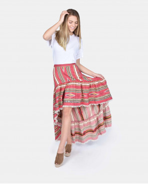 FALDA ASIMETRICA JACQUARD 2