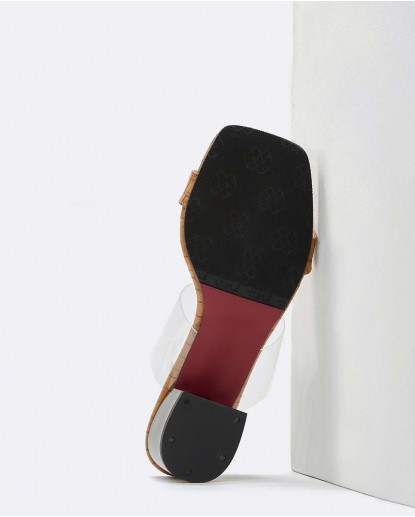 ZUECO VINILO PUNTA CUDRADA