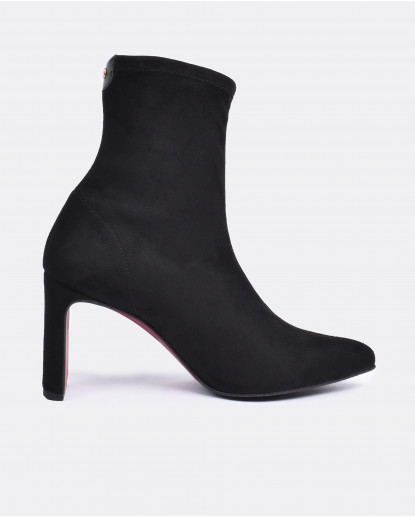 BOTÍN LICRA TACÓN ALTO PLANO LICRA...