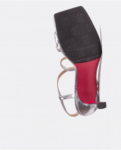 SANDALIA TIRAS TECNOPIEL