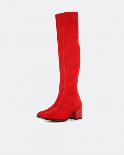 BOTA MOSQUETERA ULTRASUEDE STRECH