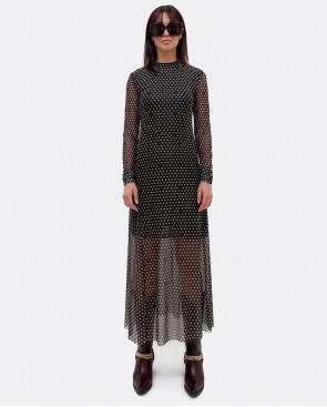 VESTIDO MINI ESTAMPADO TUL