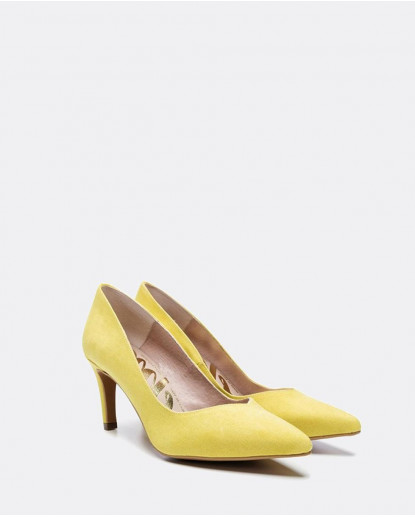 SALÓN PICO ULTRASUEDE AMARILLO