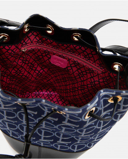 BOLSO BOMBONERA JACQUARD