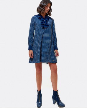 VESTIDO CON CUELLO CAMISERO