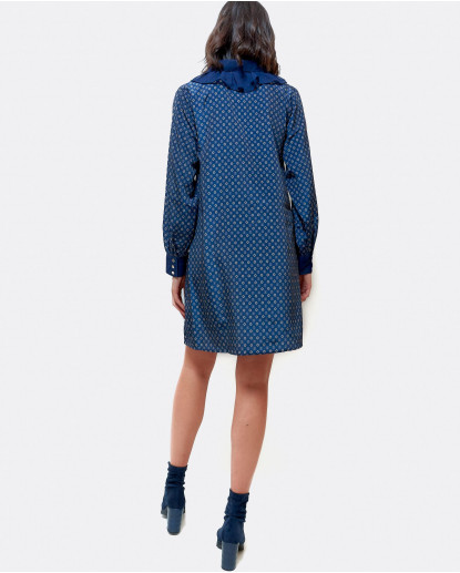 VESTIDO CON CUELLO CAMISERO