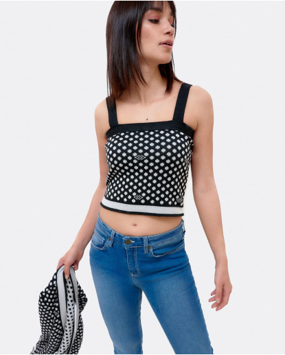 TOP PUNTO TRICOT