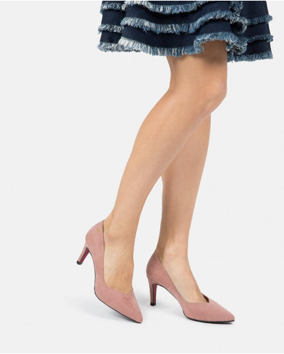 SALONES ULTRASUEDE ROSA