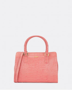 BOLSO COCO CUERO ROSA