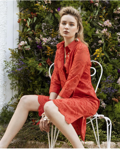 VESTIDO CAMISERO ALGODON