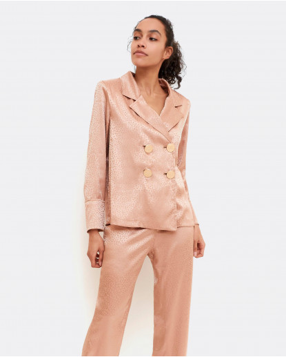 CHAQUETA JACQUARD BOTONES