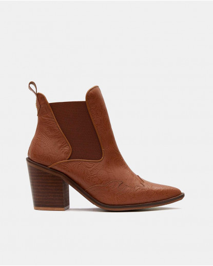 BOTIN COW BOY CHARRO CUERO